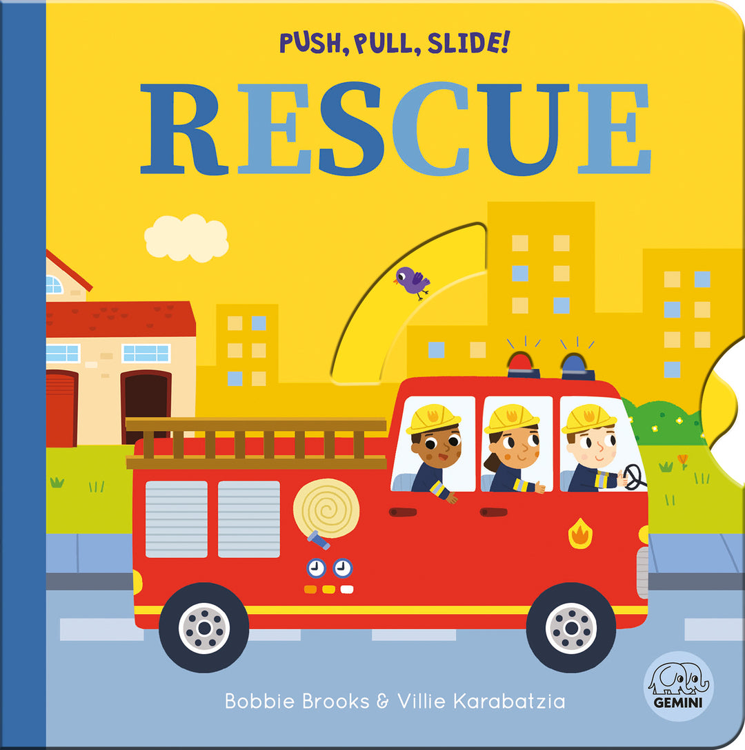 Cover image for Push, Pull, Slide! Rescue ISBN 9781836160670